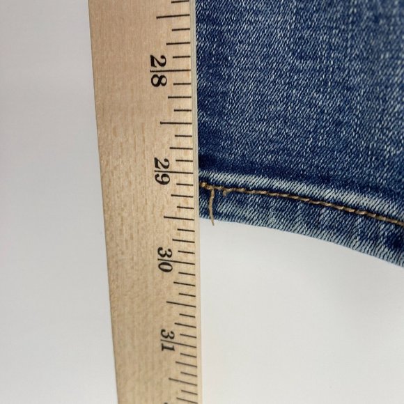 Abercrombie & Fitch Super Skinny Jeans Womens Size 0 Low Rise Stretch Denim Blue - Picture 11 of 12